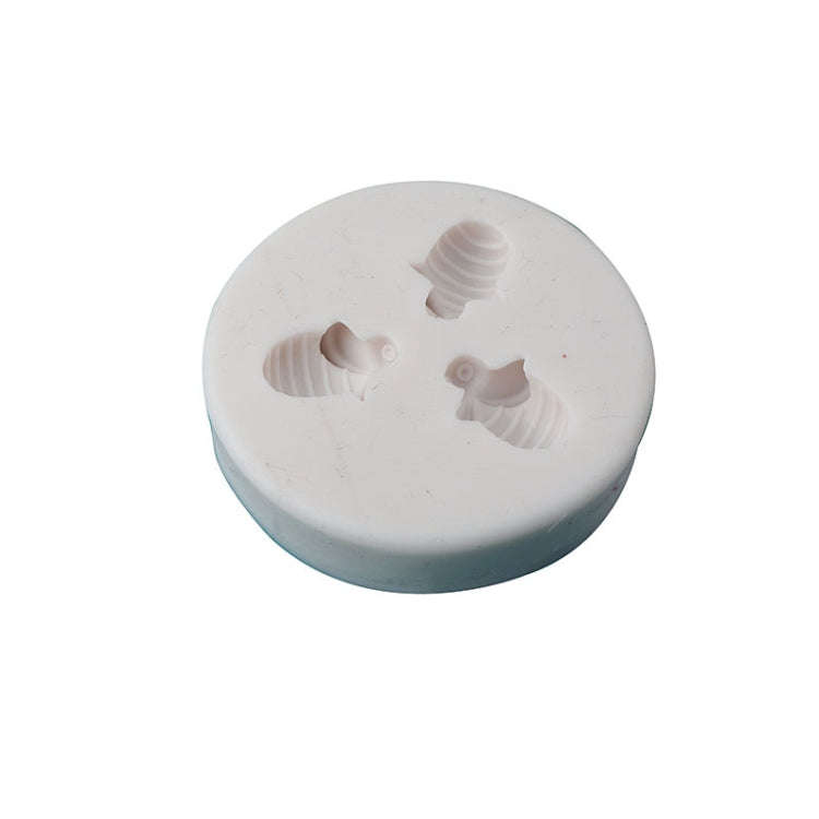 Little Bee Silicone Mold Fondant Chocolate Cake Mold, Spec: Mk-3171 Light Gray