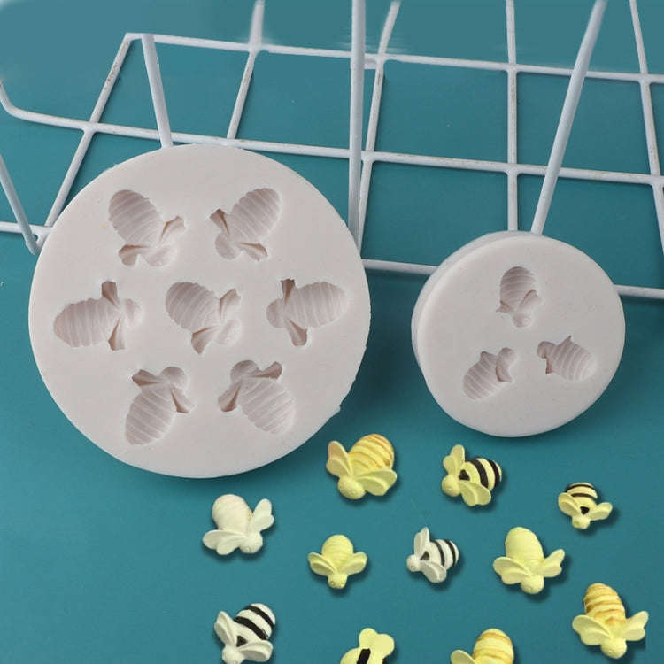 Little Bee Silicone Mold Fondant Chocolate Cake Mold, Spec: Mk-3171 Light Gray