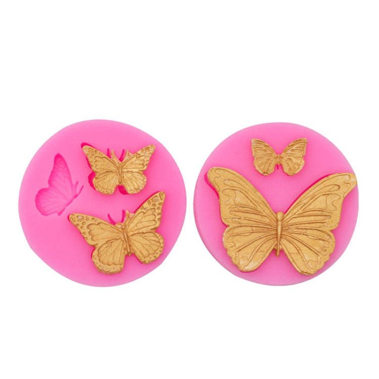 Butterfly Silicone Mold Fondant Chocolate Cake Decoration Mold Epoxy Brickearth Plaster Molds(NO....