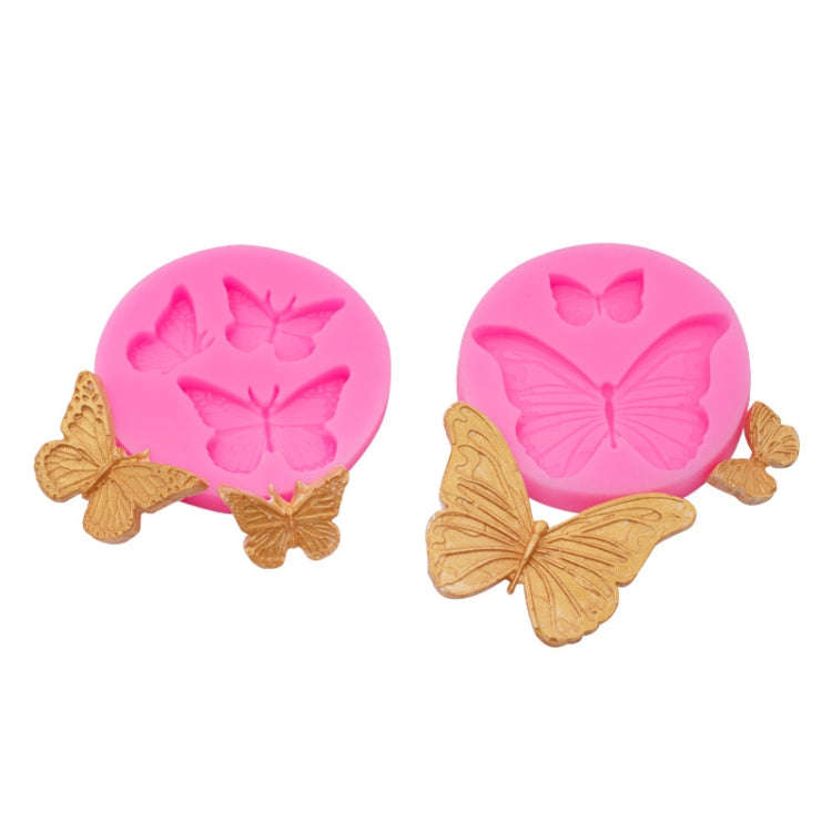 Butterfly Silicone Mold Fondant Chocolate Cake Decoration Mold Epoxy Brickearth Plaster Molds(NO....