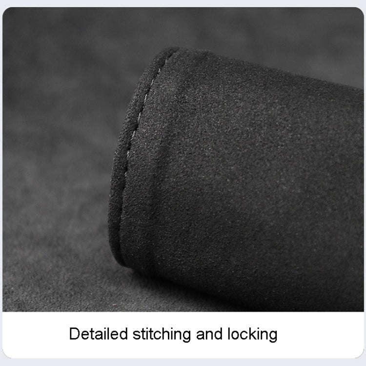 1pair Car Door Handle Decorative Anti-Scratch Cover Car Slippery Leather Inner Door Handle Protec...