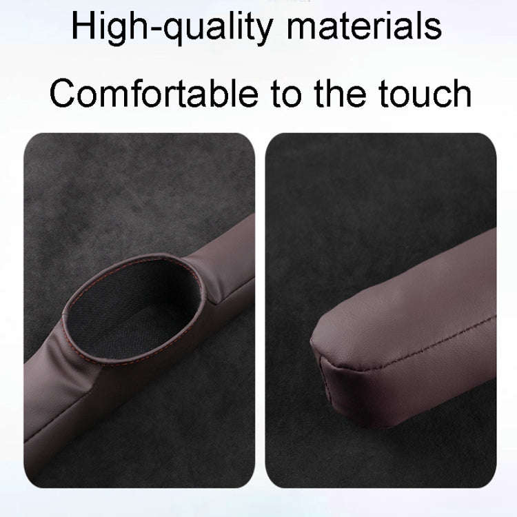 1pair Car Seat Storage Organizer Seat Anti Leakage Seam Fillers(Gray)