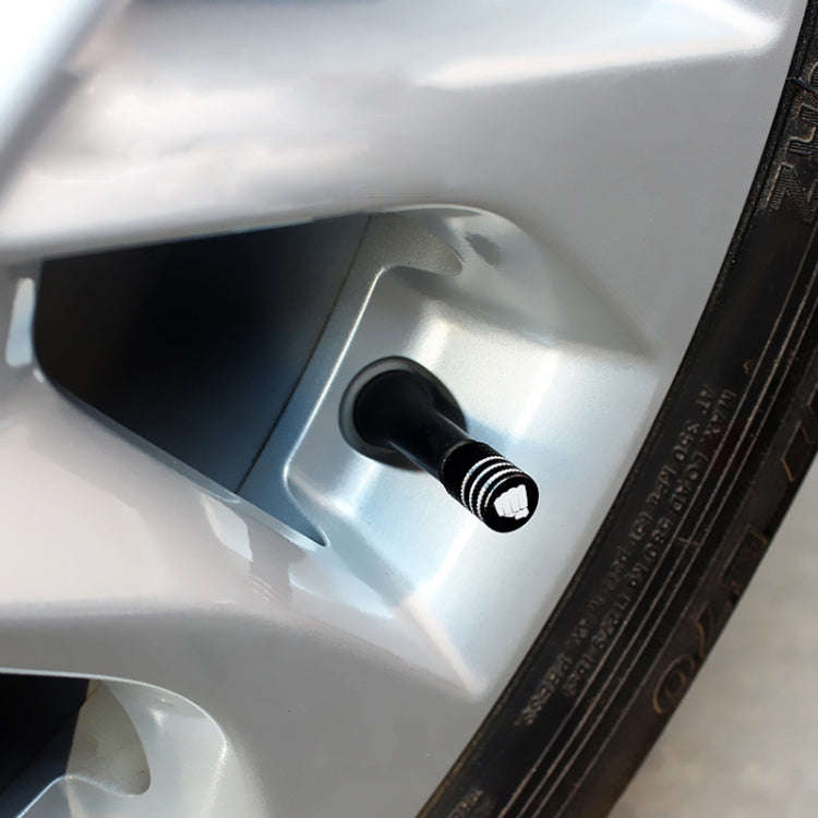 Laser Power Gesture Motivational Fist Car Tire Valve Cap, Specification: Gray