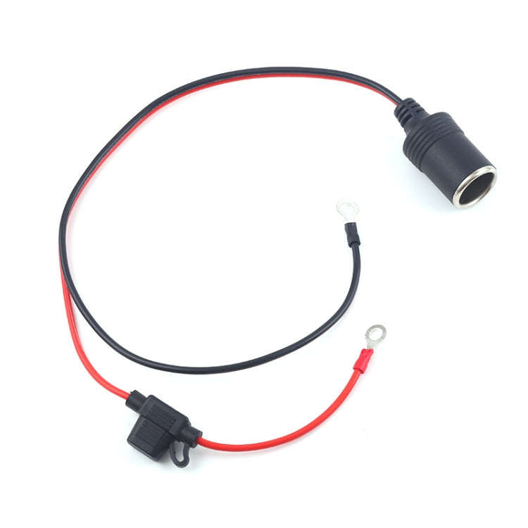 Car Cigarette Lighter Female Socket With 20A Fuse Tube, Cable Length: 50cm