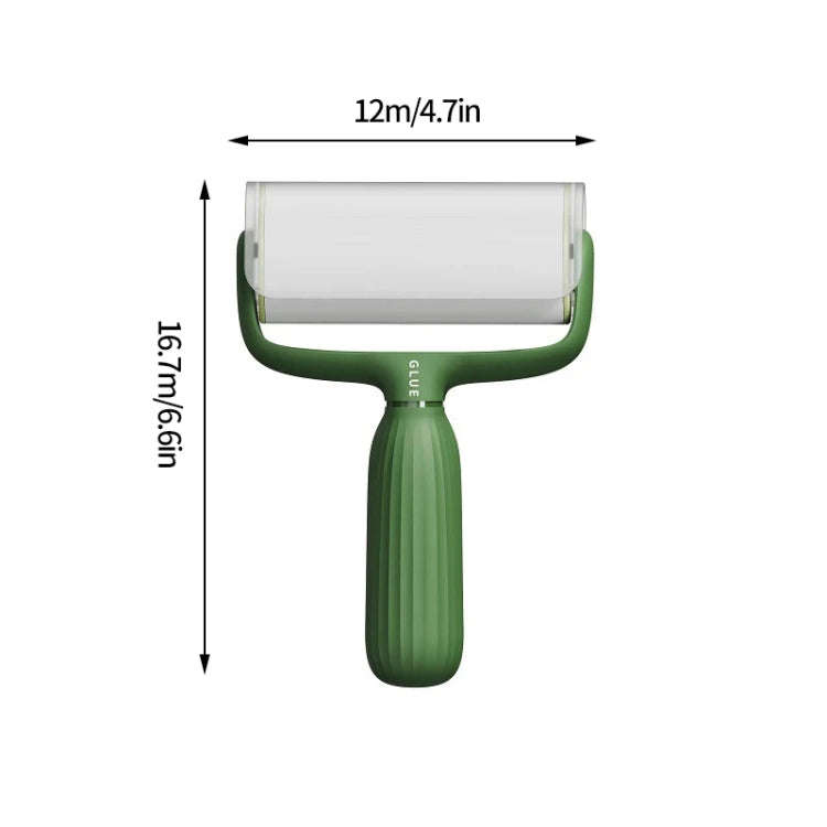 Pet Hair Adhesive Coat Remover Roller Brush(Pearl White)