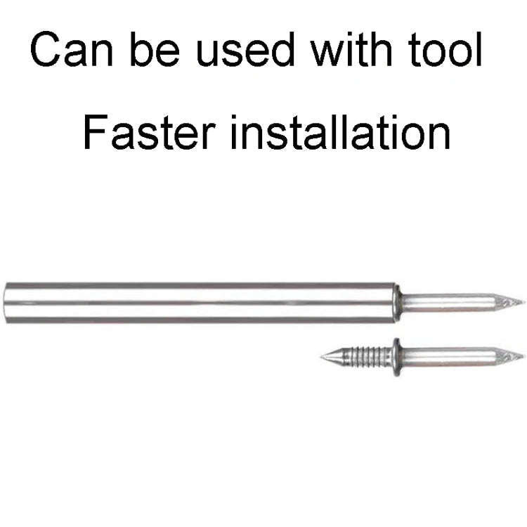 200pcs+1 Tool Skirting Non-Punch Markless Nails Single Headed Bi-Directional Crook Nails Bagged