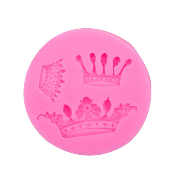Crown Shape Cake Decorating Mold DIY Chocolate Fondant Silicone Mold Clay Tools, Specification: 1...