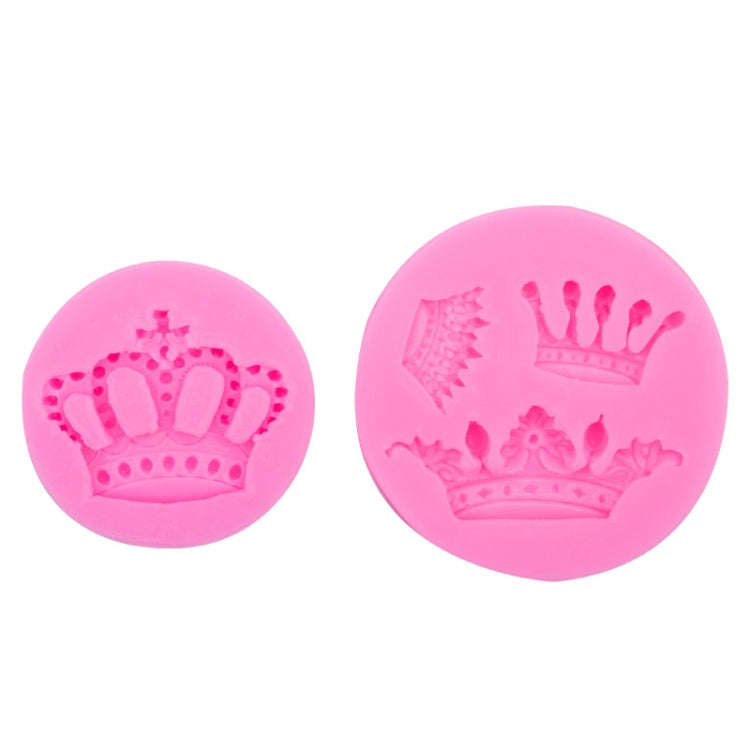 Crown Shape Cake Decorating Mold DIY Chocolate Fondant Silicone Mold Clay Tools, Specification: 1...