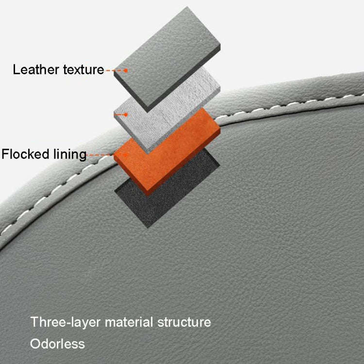 Cat Supplies Leather Storage Box Car Split Paper Tissue Box, Color: Diamond Pattern Gray