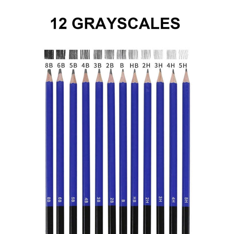 35-in-1 Painting Sketch Pencil Set Professional Drawing Tools(5H-8B)