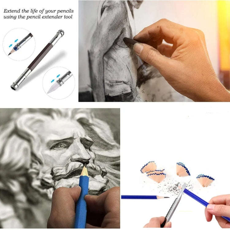 35-in-1 Painting Sketch Pencil Set Professional Drawing Tools(5H-8B)