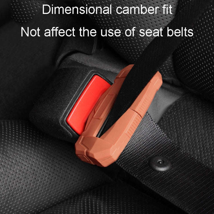 Large Car Seatbelt Buckle Protective Cover Anti Scratch Silicone Protector For Safety Belt Plugs(...
