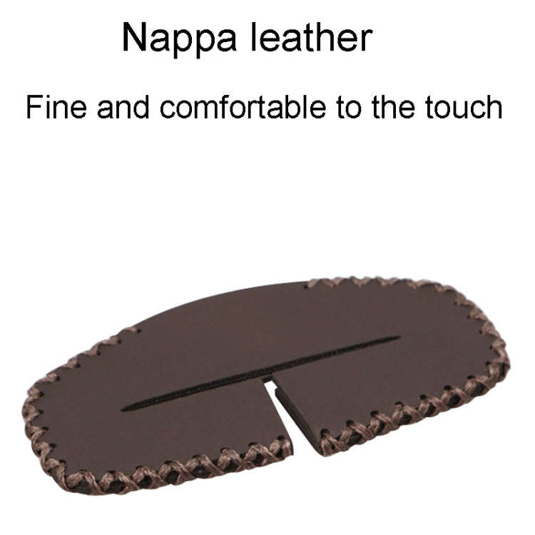 For BMW 1pair Seatbelt Insert Protector Bumper Belt Chuck Decoration(Brown)