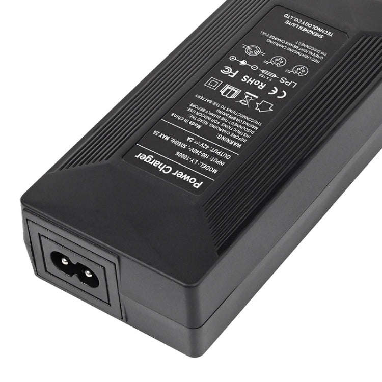 42V 2A Electric Bike Scooter Lithium Battery Charger With 4 Adapter Line AU Plug