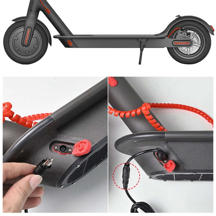 42V 2A Electric Bike Scooter Lithium Battery Charger With 4 Adapter Line AU Plug