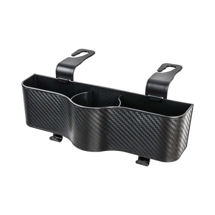Car Seat Back Storage Box Rear Hanging Cup Holder(Black)