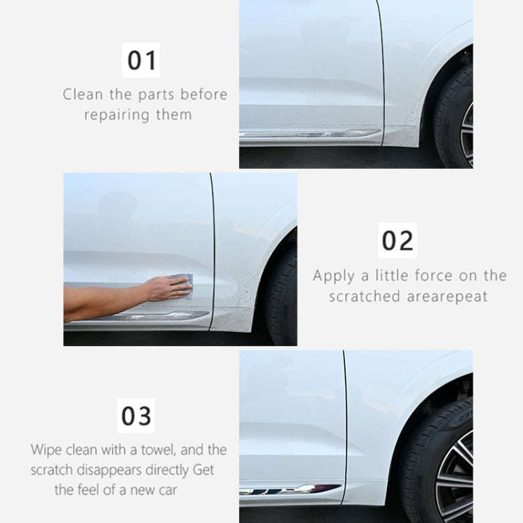 MCPP 2pcs /Pack Car Scratches Abrasive Cloth Automotive Scratch Removal And Repair Wipe(Gray)
