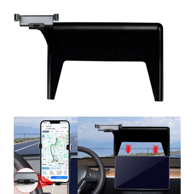 For Tesla 2019-2022 Model3/Y Car Central Control Screen Mobile Phone Holder(1set)
