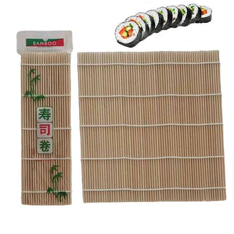 23 x 22cm  Bamboo Sushi Roll Non Adhesive Sushi Curtain(White)