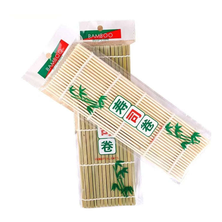 23 x 22cm  Bamboo Sushi Roll Non Adhesive Sushi Curtain(White)