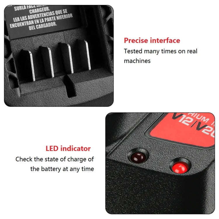 For Craftsman CMCB202 / CMCB204 / CMCB209 Electric Tool 20V Lithium Battery Charger, Plug: UK