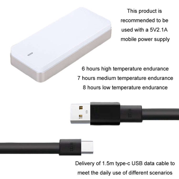 Outdoor Camping USB Electric Blanket 5V Heating Pad, Style: Double Model