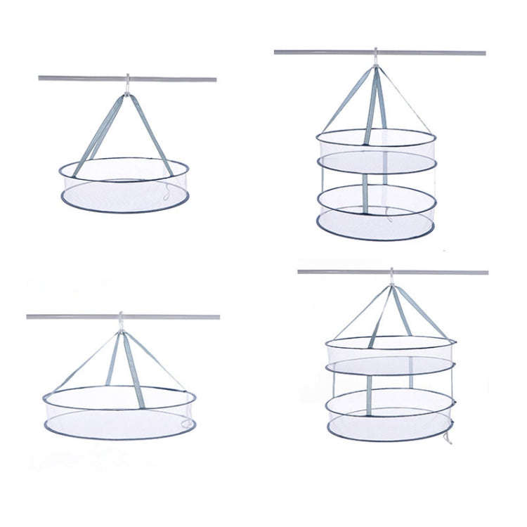 Foldable Drying Clothes Net Hanging Sweater Drying Rack, Spec: 61cm 2 Layers