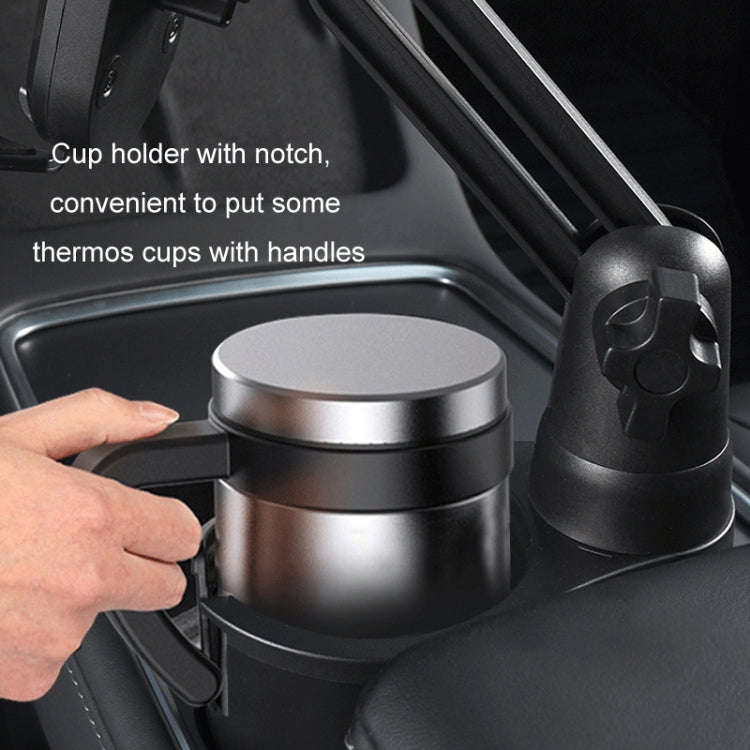 Car Centre Navigation Mobile Phone Holder 360 Rotating Water Cup Holder, Size: Large