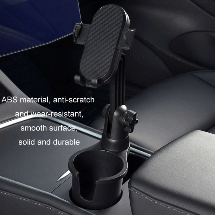 Car Centre Navigation Mobile Phone Holder 360 Rotating Water Cup Holder, Size: Large