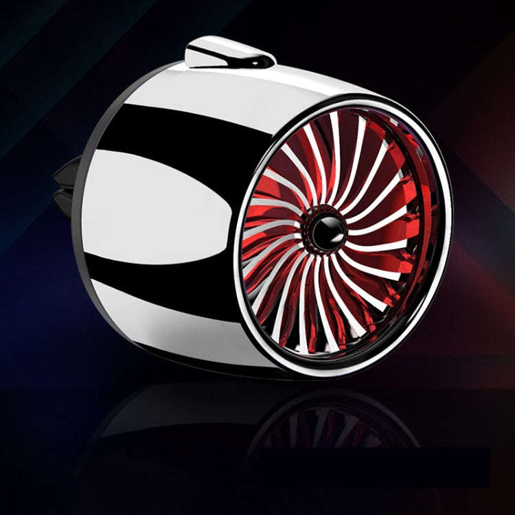 Car Fragrance Super Engine Car Air Conditioning Aroma Diffuser Outlet Ornament, Model: Bright Sil...