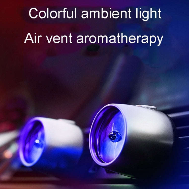 Car Fragrance Super Engine Car Air Conditioning Aroma Diffuser Outlet Ornament, Model: Gray Titan...