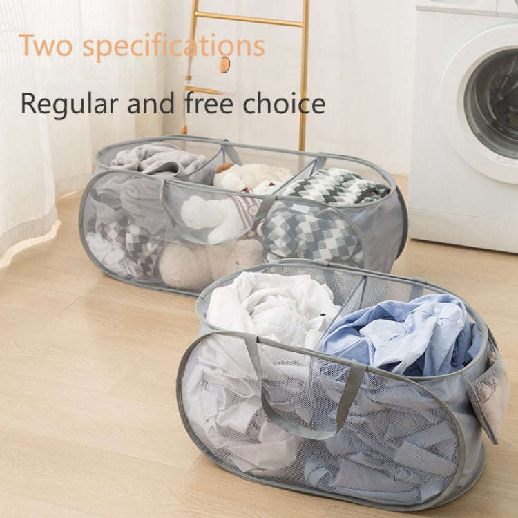 Foldable Storage Basket Household Layered Thickened Dirty Laundry Basket, Spec: 3 Grids Black