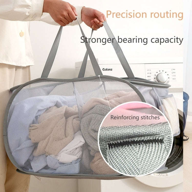 Foldable Storage Basket Household Layered Thickened Dirty Laundry Basket, Spec: 2 Grids Black