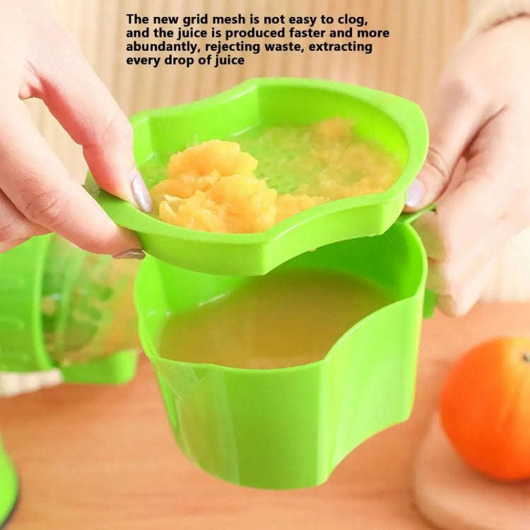 Hand Juicer Small Portable Food Processor Juice Vegetable Squeezer(Blue)