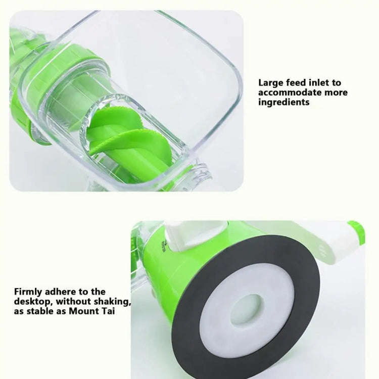 Hand Juicer Small Portable Food Processor Juice Vegetable Squeezer(Blue)