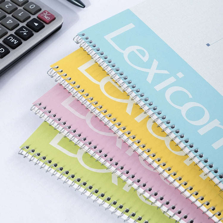 Deli 7688 A4 60-pages Spiral Bound Notebook Live Page Office Business Notepad(Random Color Delivery)