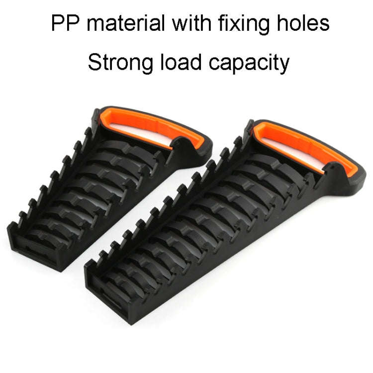 8 In 1 Ratchet Wrench Set Holder Two Way Opening Wrench Storage Rack