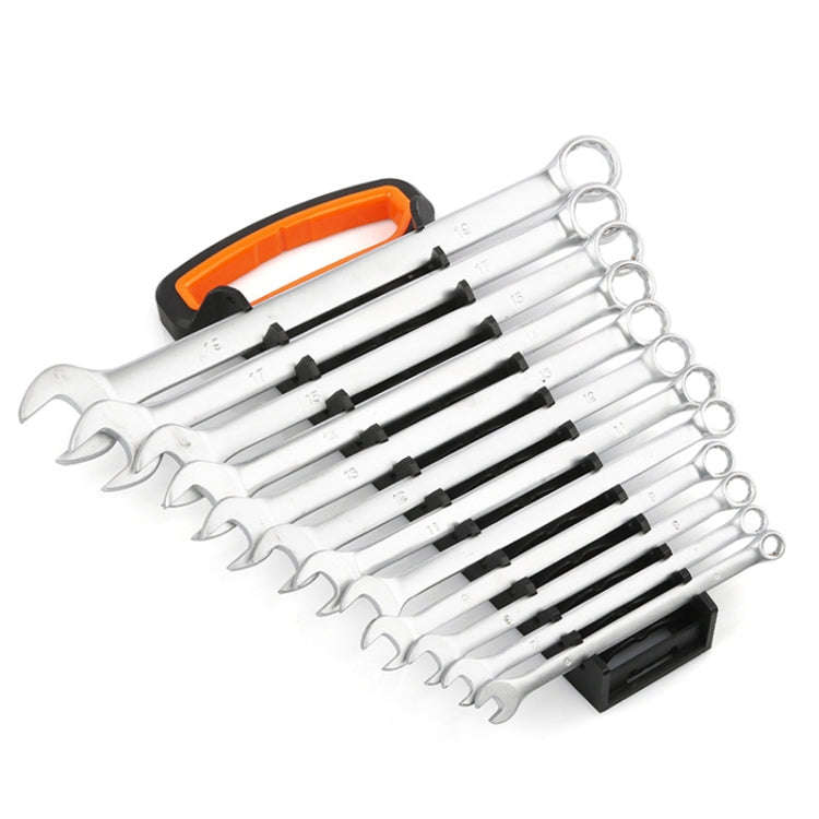 12 In 1 Ratchet Wrench Set Holder Two Way Opening Wrench Storage Rack