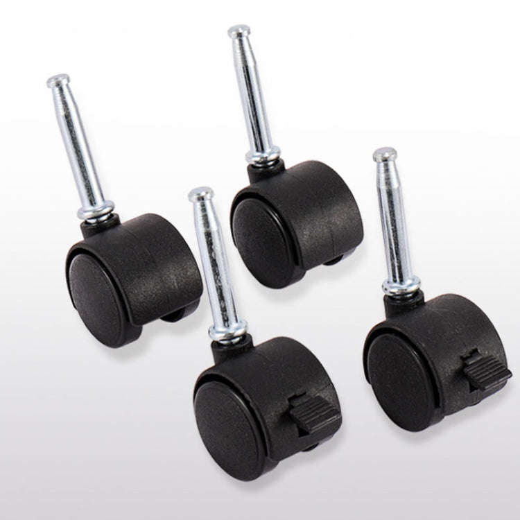 10pcs Swivel Furniture Casters Office Chair Baby Crib Sofa Wheel, Spec: 2 Inch With Brake