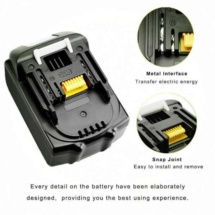 5000mAh For Makita BL1830 / BL1850 18V Cordless Power Tool Accessories Lithium Battery Pack