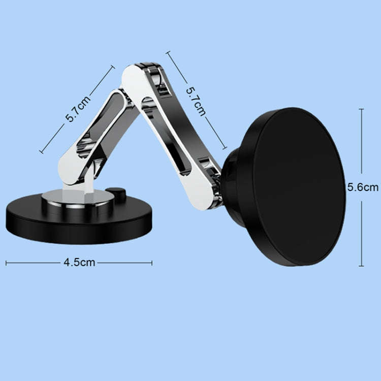 Magsafe Magnetic Mobile Phone Navigation Rotating Bracket, Model: With Wireless Charging