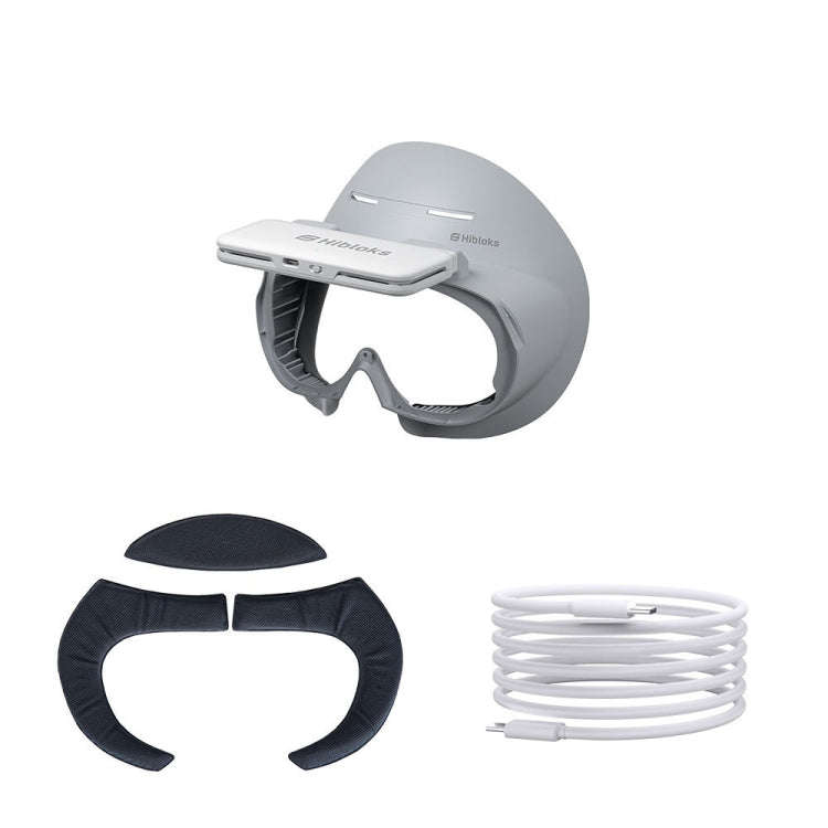 For PICO 4 Hibloks VR Glasses Face Cushion Protector Pad With Fan, Spec: 1pc Ice Silk