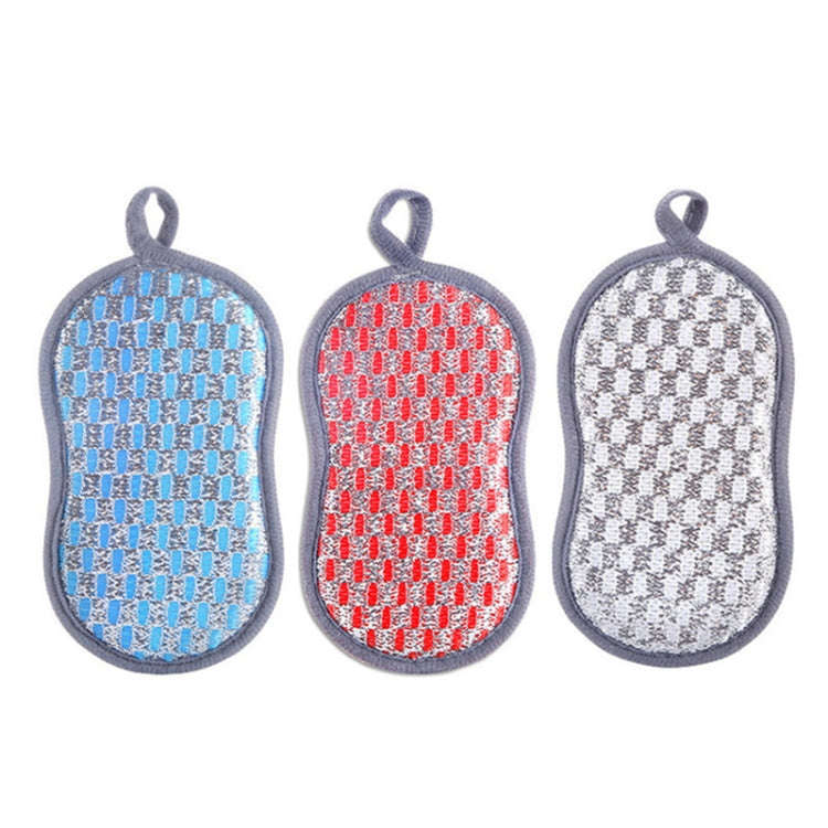 Double-sided Absorbent Kitchen Dishwashing Sponge Multifunctional Cleaning Rag, Style: 3pcs /set