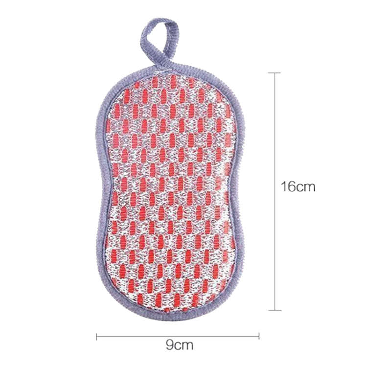 Double-sided Absorbent Kitchen Dishwashing Sponge Multifunctional Cleaning Rag, Style: 3pcs /set