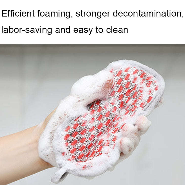 Double-sided Absorbent Kitchen Dishwashing Sponge Multifunctional Cleaning Rag, Style: 3pcs /set