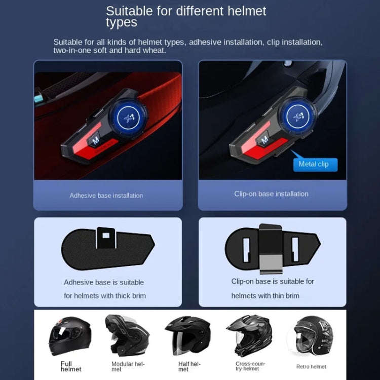 X7 Motorcycle Helmet Bluetooth Headset Riding Navigation Listening Song Soft Hard Wheat(Blue)