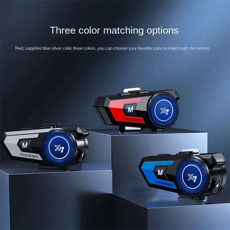 X7 Motorcycle Helmet Bluetooth Headset Riding Navigation Listening Song Soft Hard Wheat(Blue)