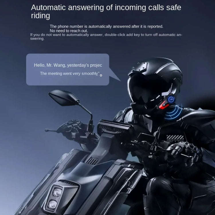 X7 Motorcycle Helmet Bluetooth Headset Riding Navigation Listening Song Soft Hard Wheat(Blue)