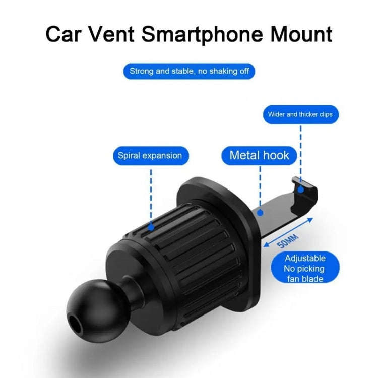 Car Air Outlet Rotating Spiral Hook Tail Clip Mobile Phone Holder(G03)