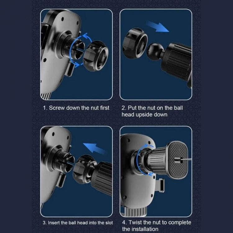 Car Air Outlet Rotating Spiral Hook Tail Clip Mobile Phone Holder(G03)